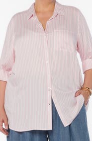 VELVET HEART Elisa Tab Sleeve Button-Up Shirt