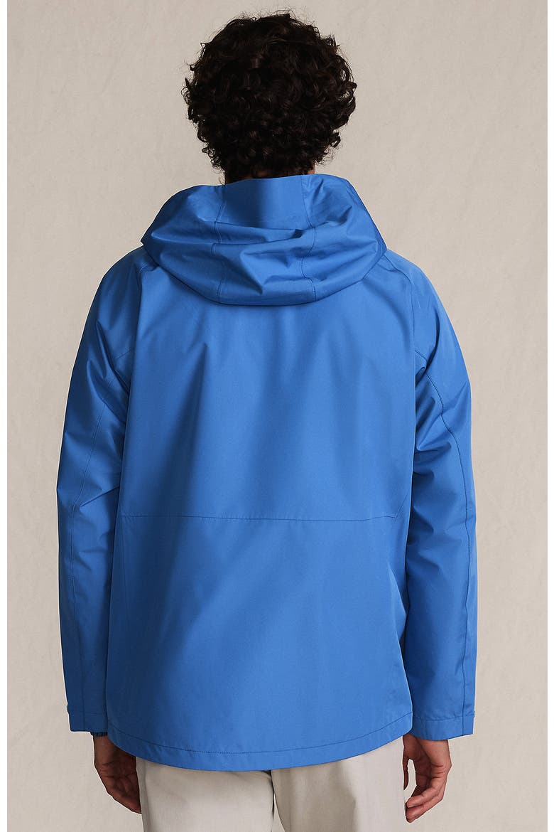Waterproof Rain Jacket, Alternate, color, Muted Cobalt Blue