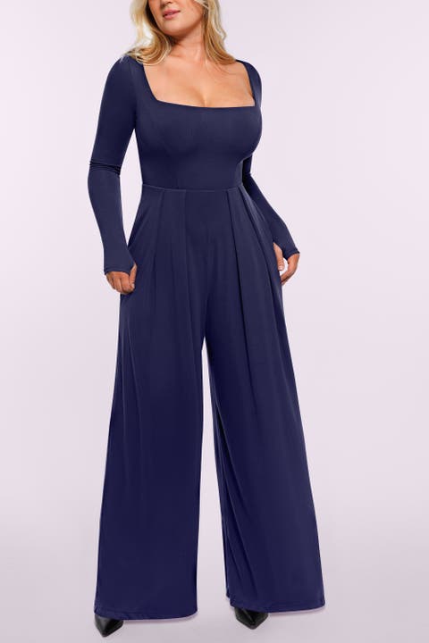 AirSlim® Square Neckline Built-In Shaping Jumpsuit