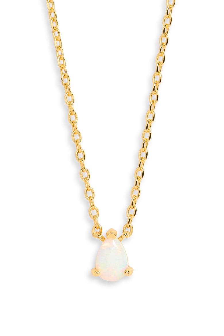 The Olivia Opal Necklace, Main, color, GOLD