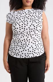 Renee C Asymmetric One-Shoulder Top