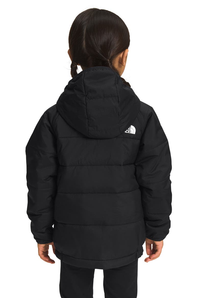 Kids' Perrito Reversible Water Repellent Jacket, Alternate, color, BLACK/ ASPHALT GREY