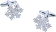 Trafalgar Let It Snow Snowflake Novelty Cufflinks