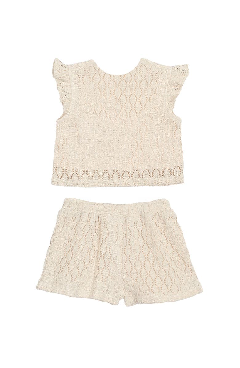 Mabel + Honey Capri Cutie Two Piece Set, Alternate, color, Ivory