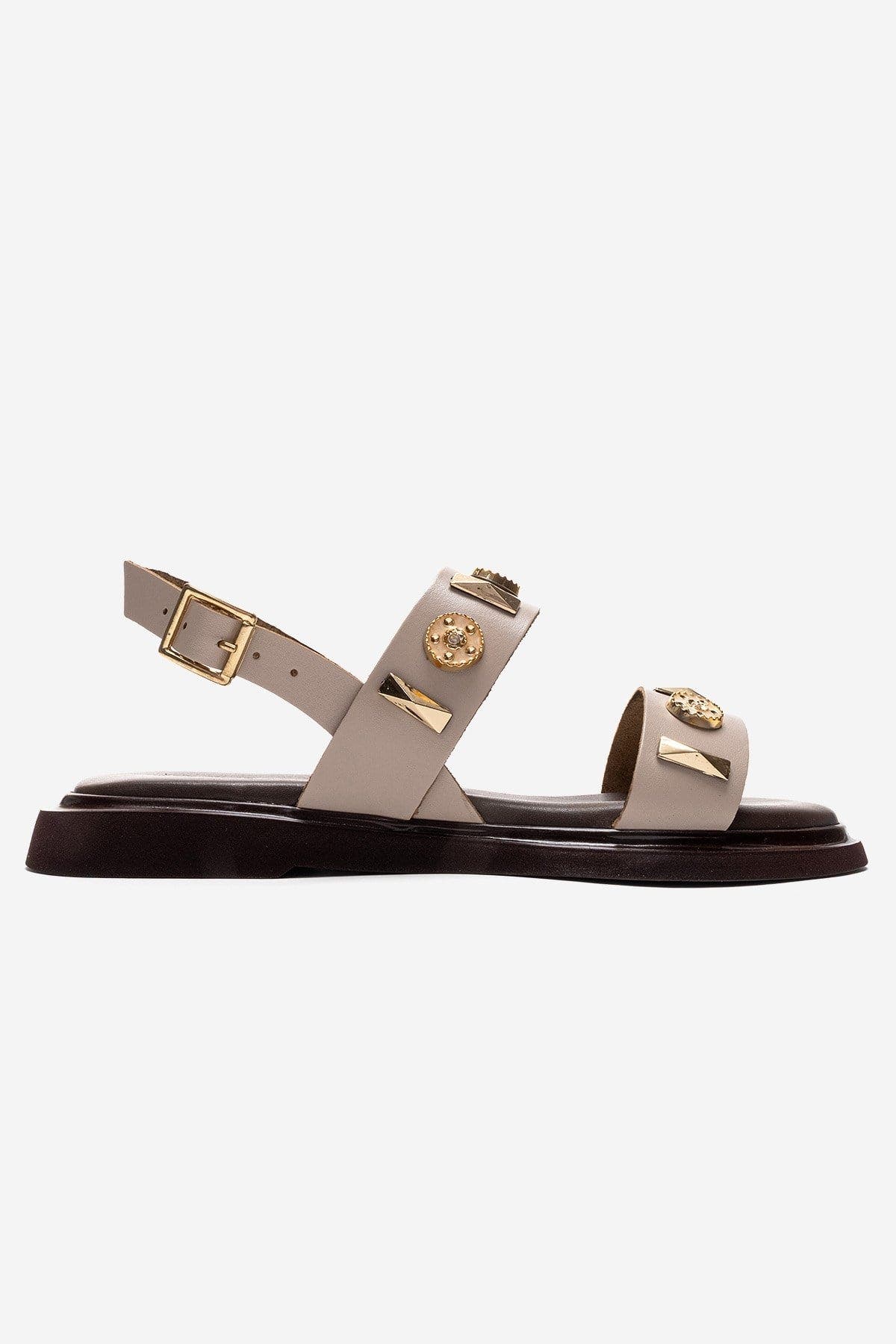 Libera Leather Sandal, Alternate, color, Beige