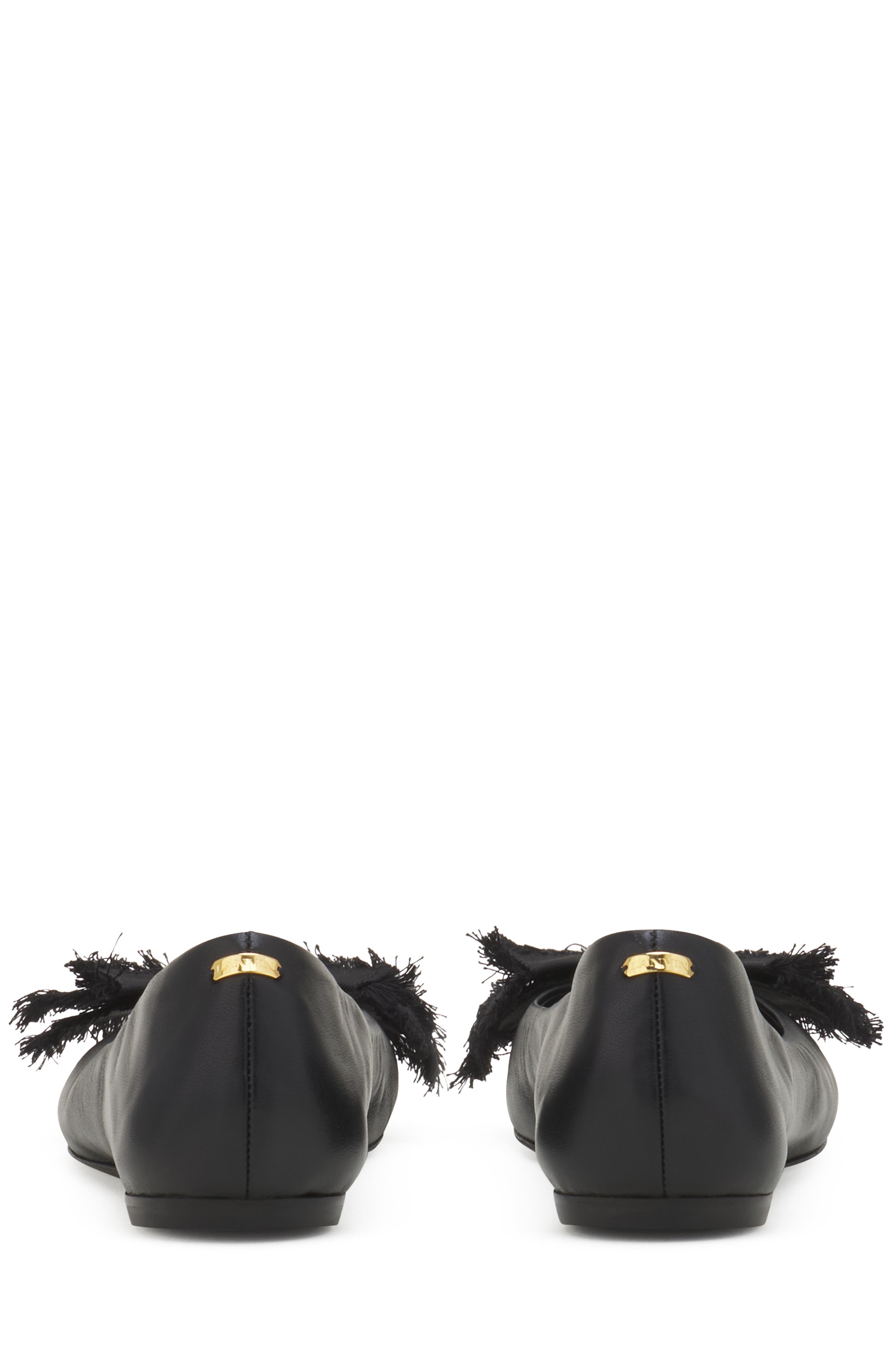 The Bow Ballerina Flat, Alternate, color, Black