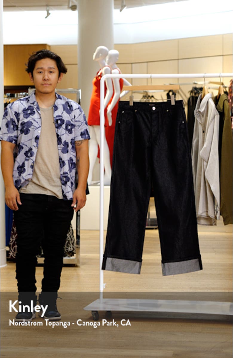 Cuff Wide Leg Jeans, sales video thumbnail