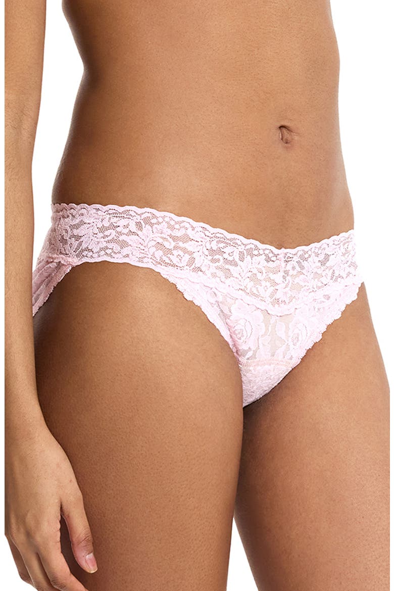 x Saalt Signature Lace® Leakproof V-kini Bikini, Alternate, color, BLISS PINK