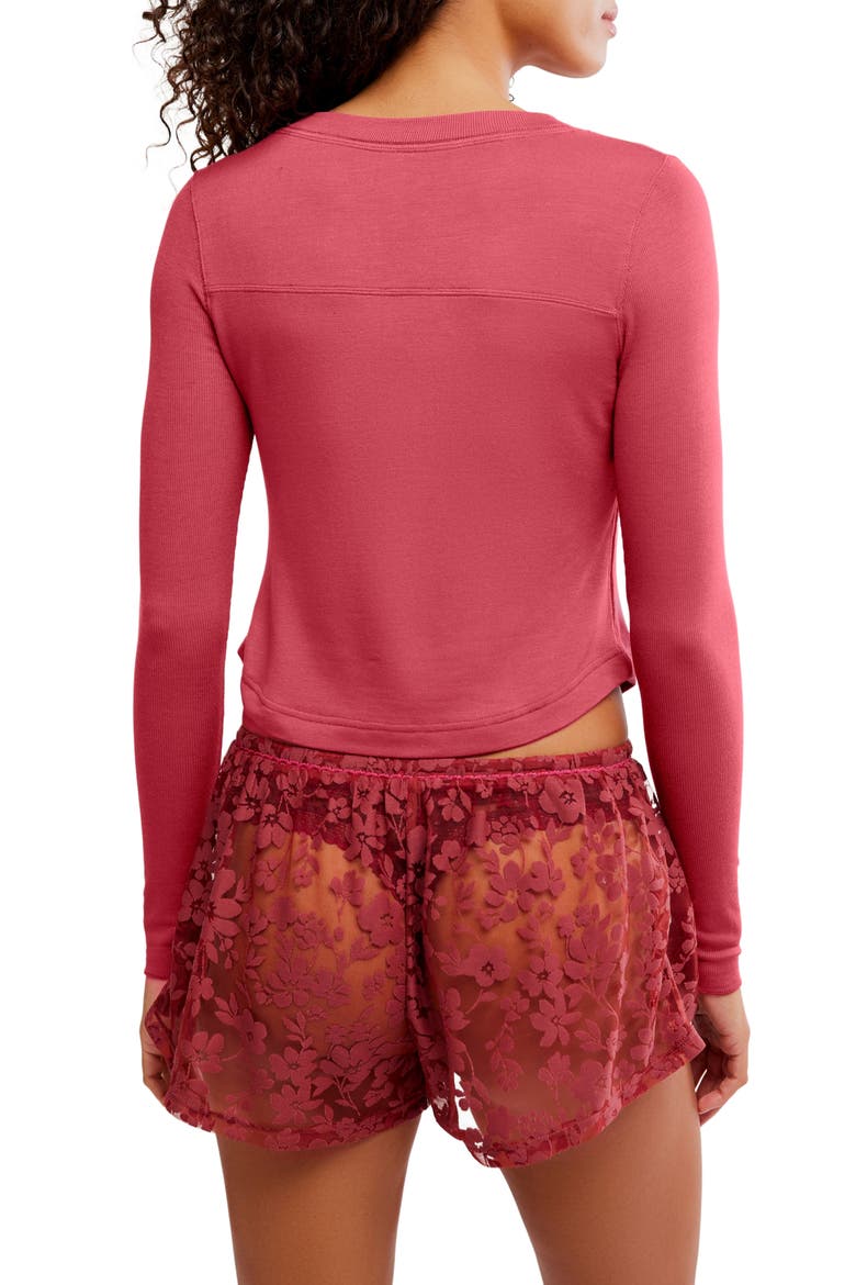 Intimately FP Dream State Henley, Alternate, color, FP GARNET ROSE