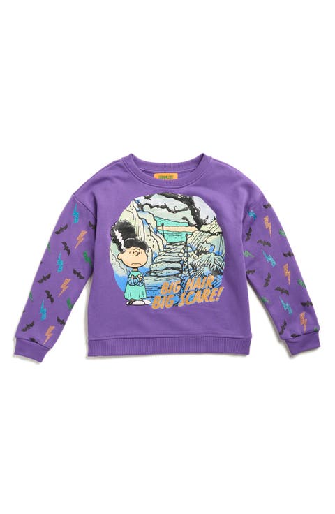 Kids' Halloween Peanuts Graphic Sweatshirt (Little Kid)