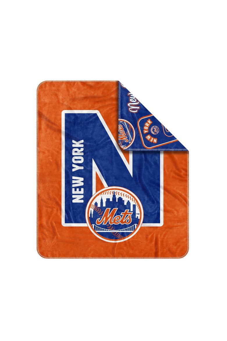 New York Mets 50" x 60" Dream Weave Throw Blanket, Alternate, color, Royal
