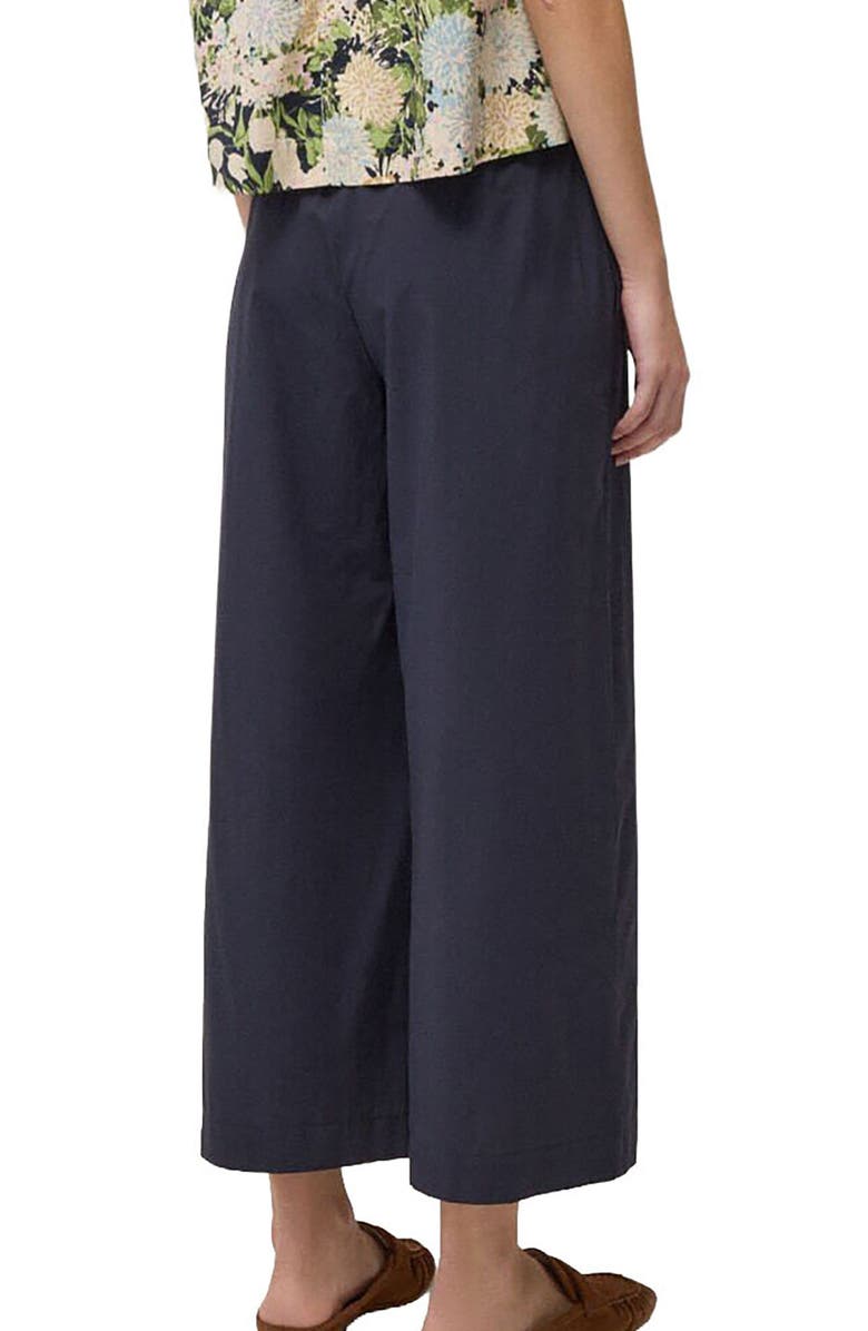 ottod'Ame Poplin Culottes Trousers, Alternate, color, Blue