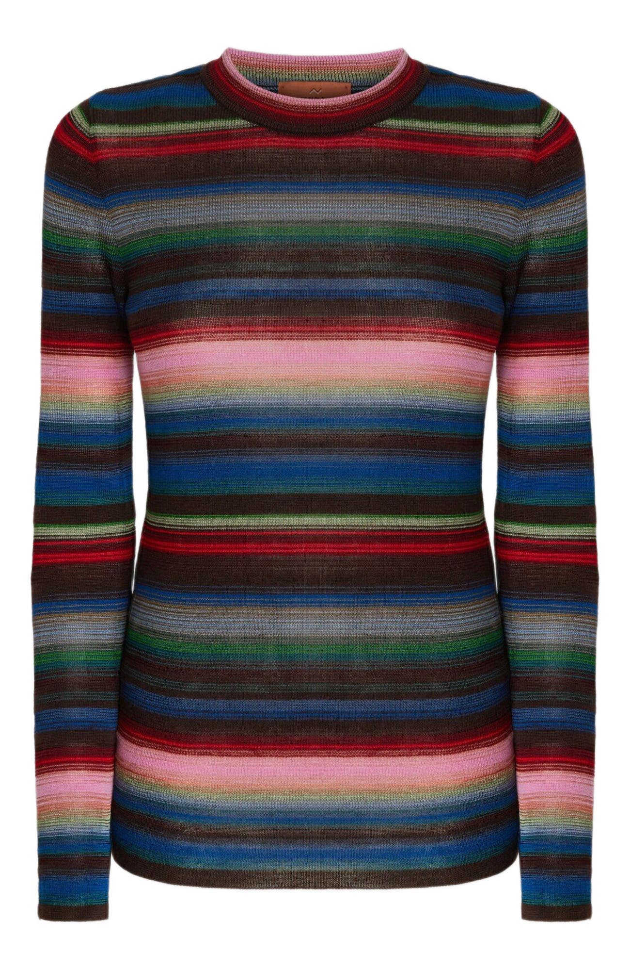 Striped Crew Neck Sweater - image 2