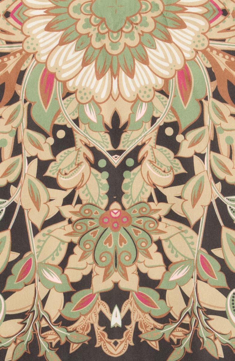 Steve Madden Floral Bandana Square Scarf, Alternate, color, Neutral