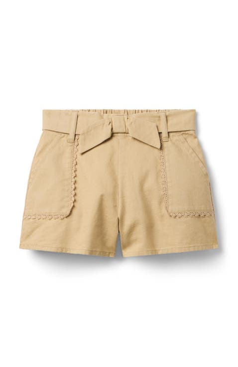 The Bow Lace Trim Short (Toddler, Little Kid, Big Kid)