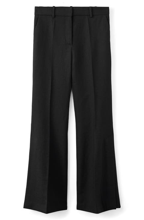 x Kaia Gerber Wool Flare Leg Dress Pants
