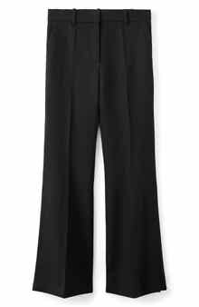 MANGO x Kaia Gerber Wool Flare Leg Dress Pants