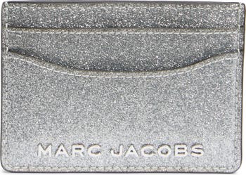 ◇MARC JACOBS◇ Glitter J Marc Card CaseSilver Marc Jacobs Glitter Trademarc Card Case | Nordstromrack