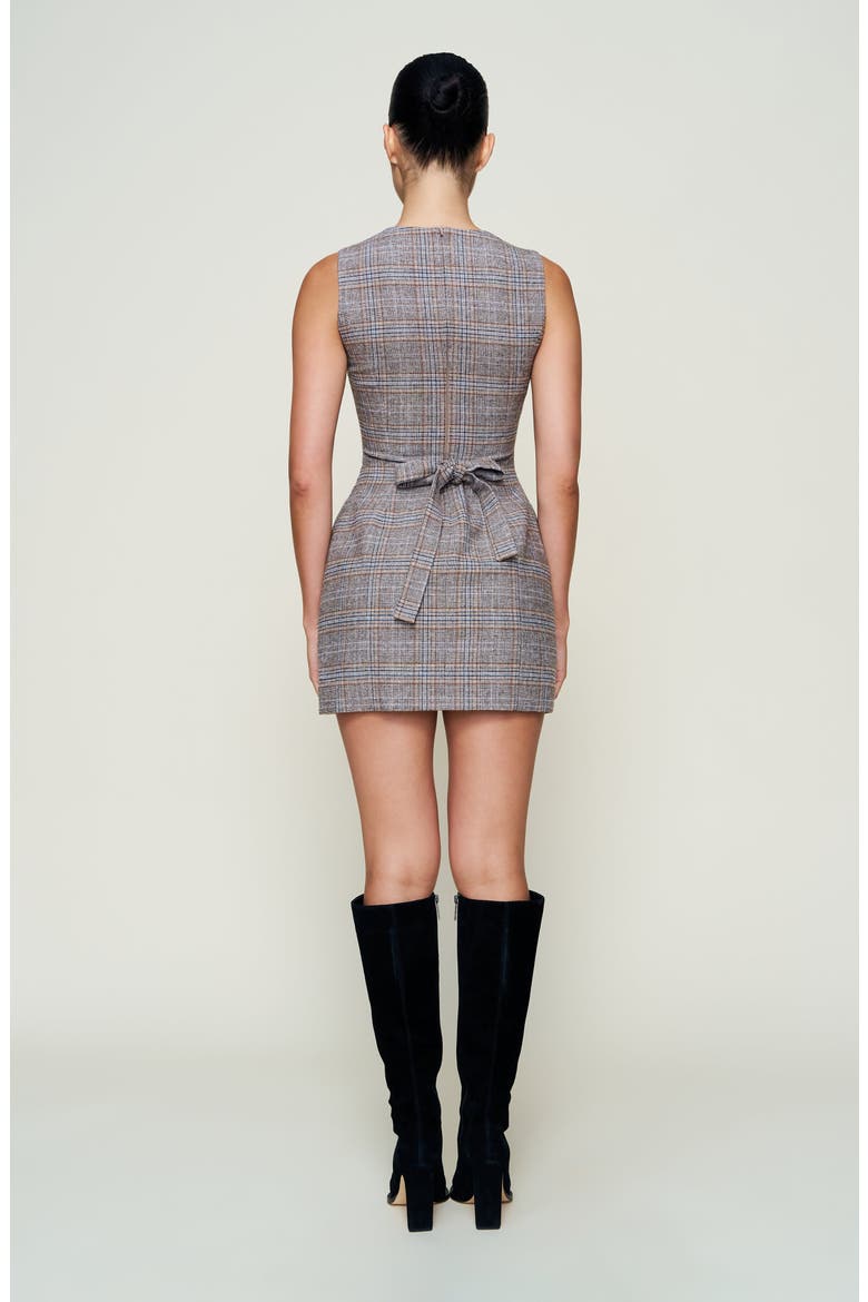 Rowan Tartan Dress, Alternate, color, Green Tartan