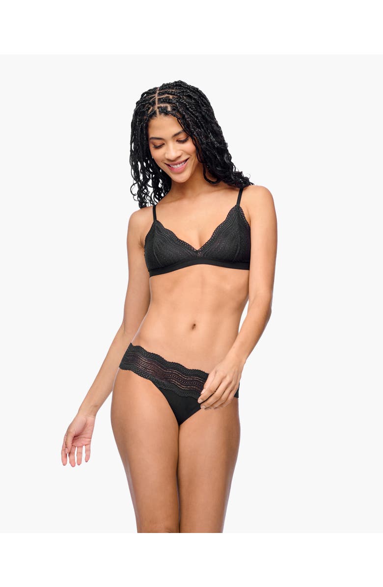 Cosabella Dolce Bralette, Main, color, Black