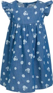 Disney Minnie Mouse Sleeveless Chambray Dress