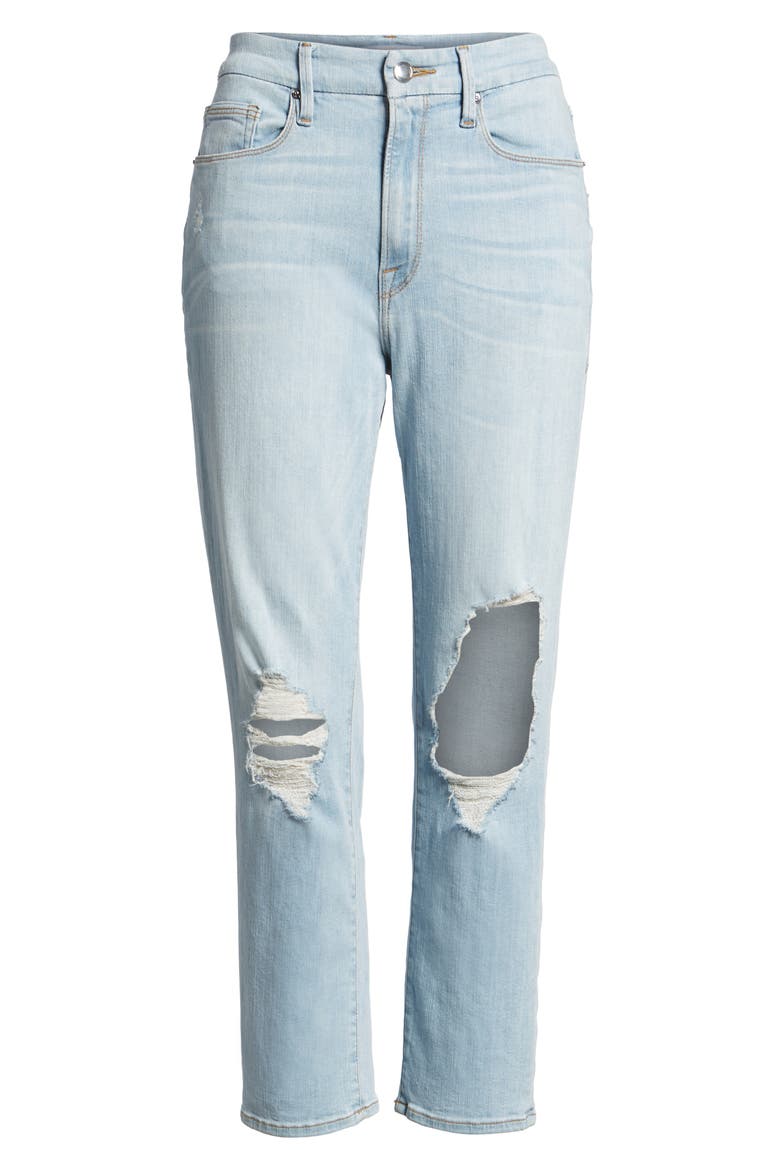 Good Cuts High Rise Ripped Boyfriend Jeans video