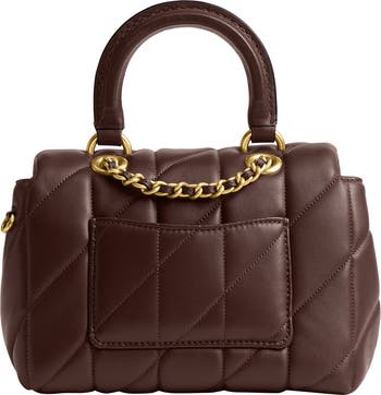 Tabby Quilted Leather Convertible Top Handle Bag