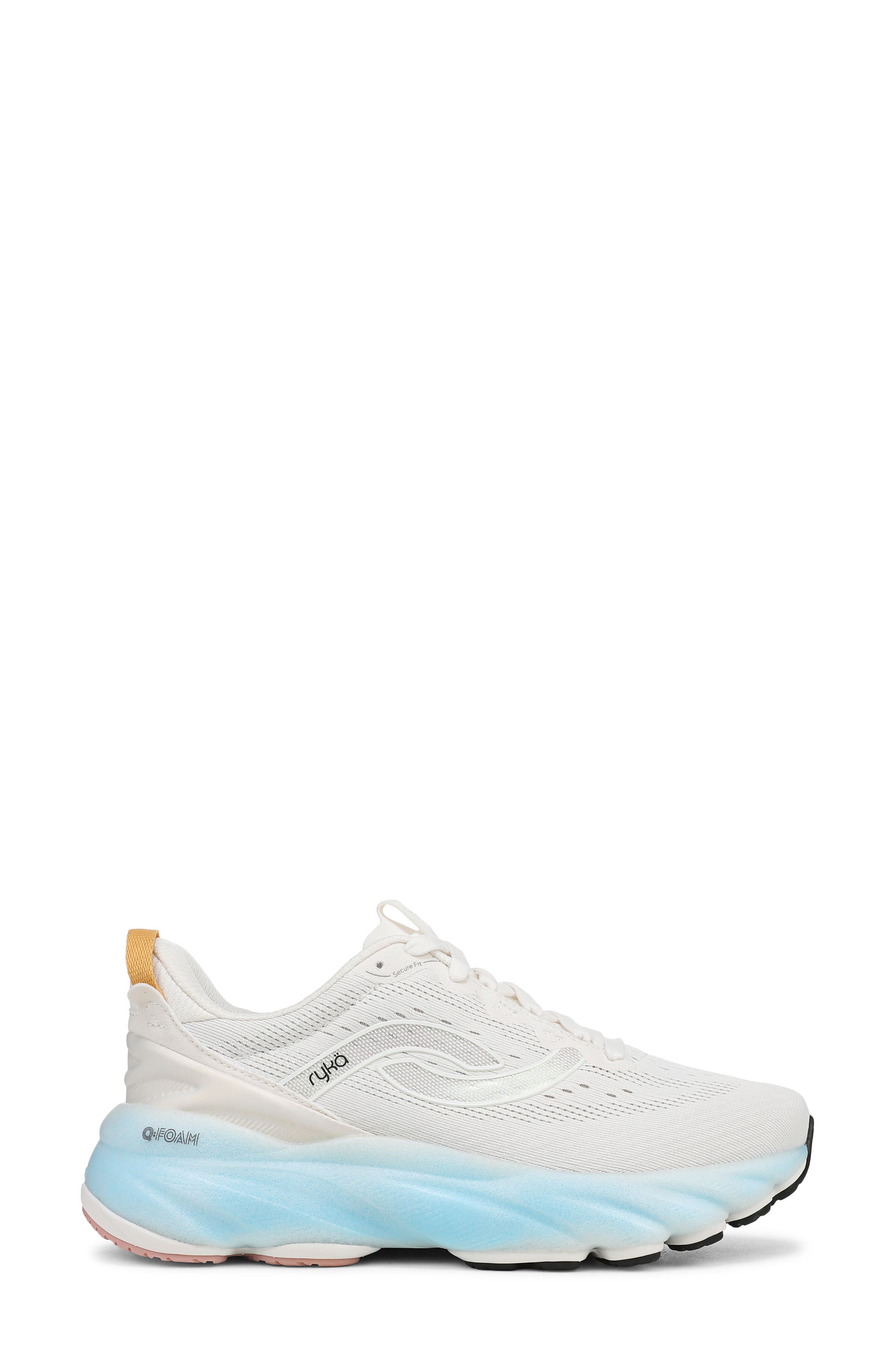 Distance LX Running Sneaker, Alternate, color, WHITE/BLUE