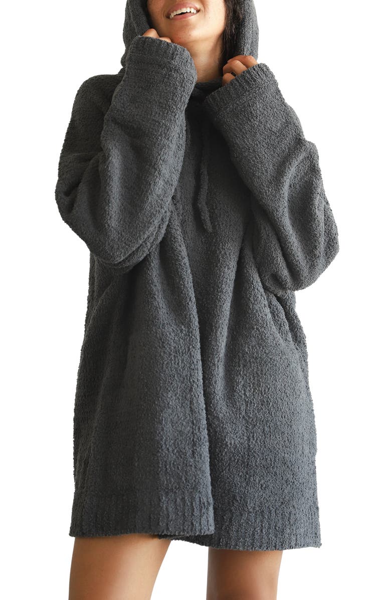 Sunday Citizen Snug Blanket Hoodie, Main, color, Coal