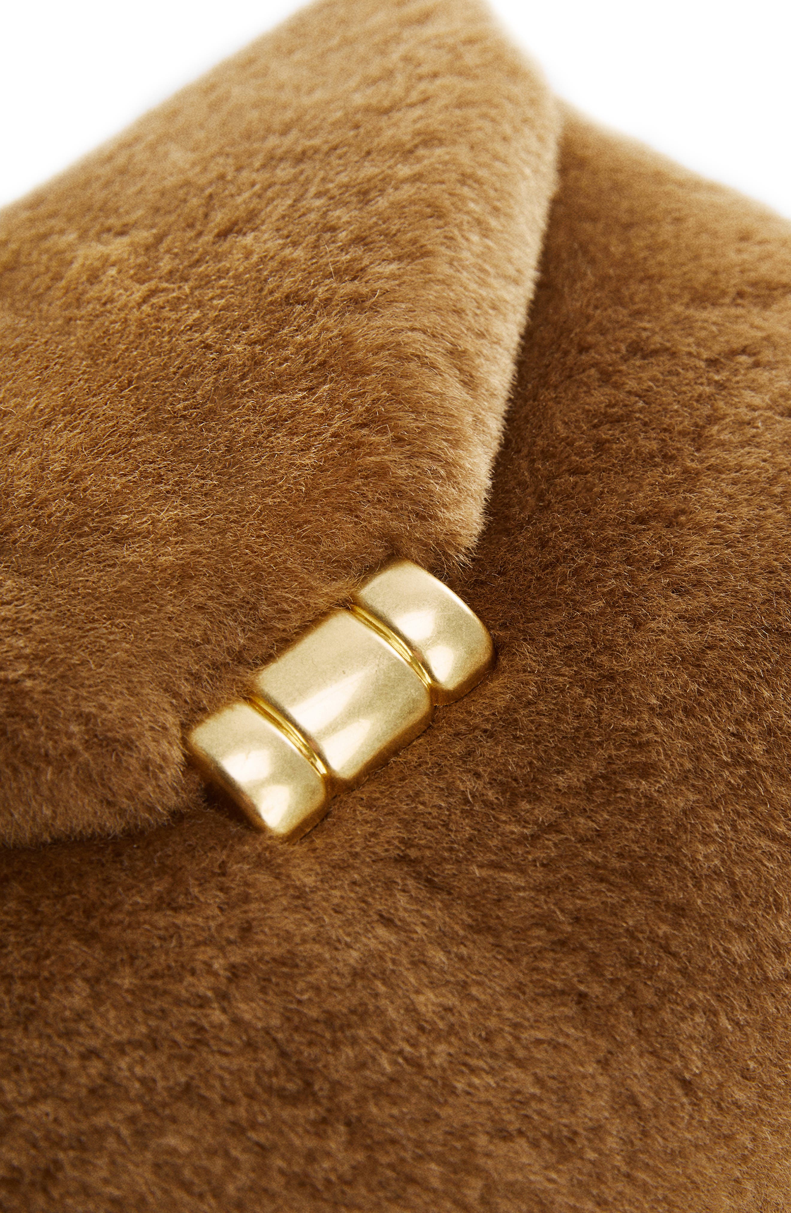 MANGO Faux Fur Convertible Shoulder Bag, Alternate, color, 