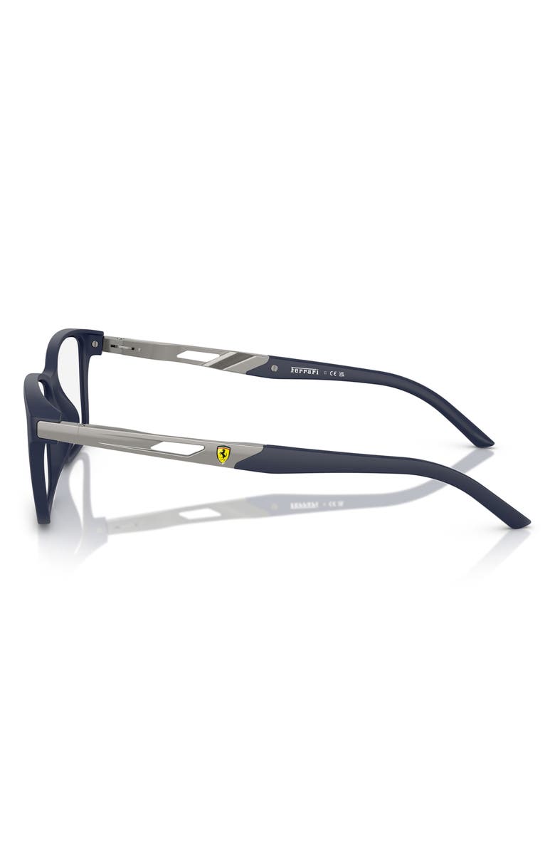 Scuderia Ferrari 55mm Pillow Optical Glasses, Alternate, color, Matte Blue