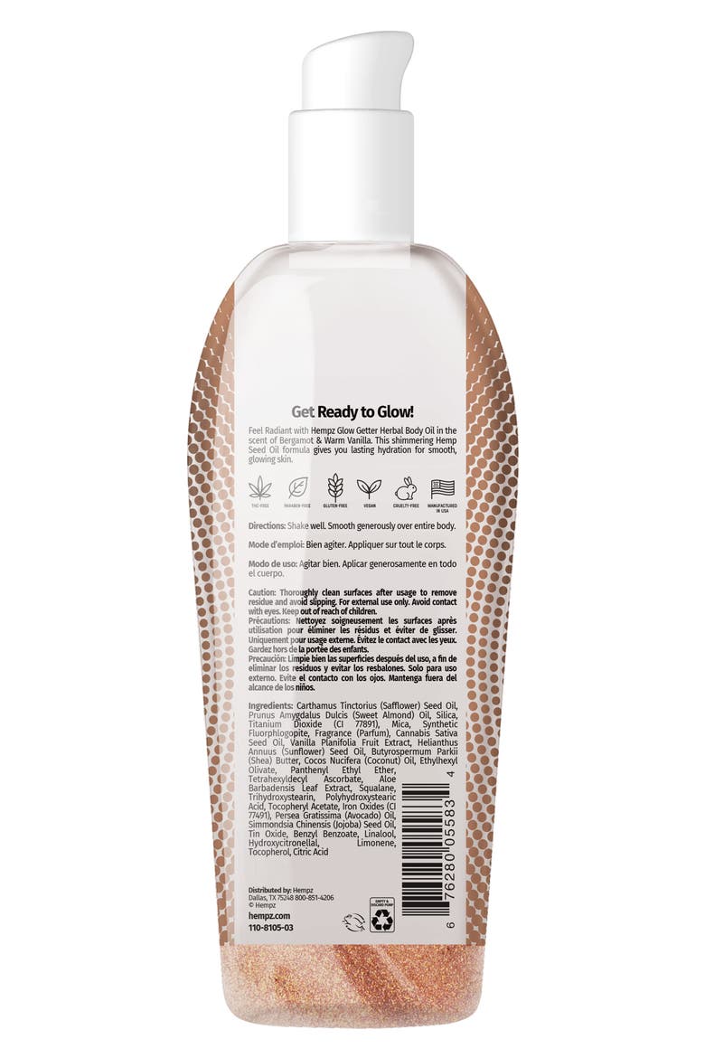 Glow Getter Herbal Body Oil, Alternate, color, NO COLOR