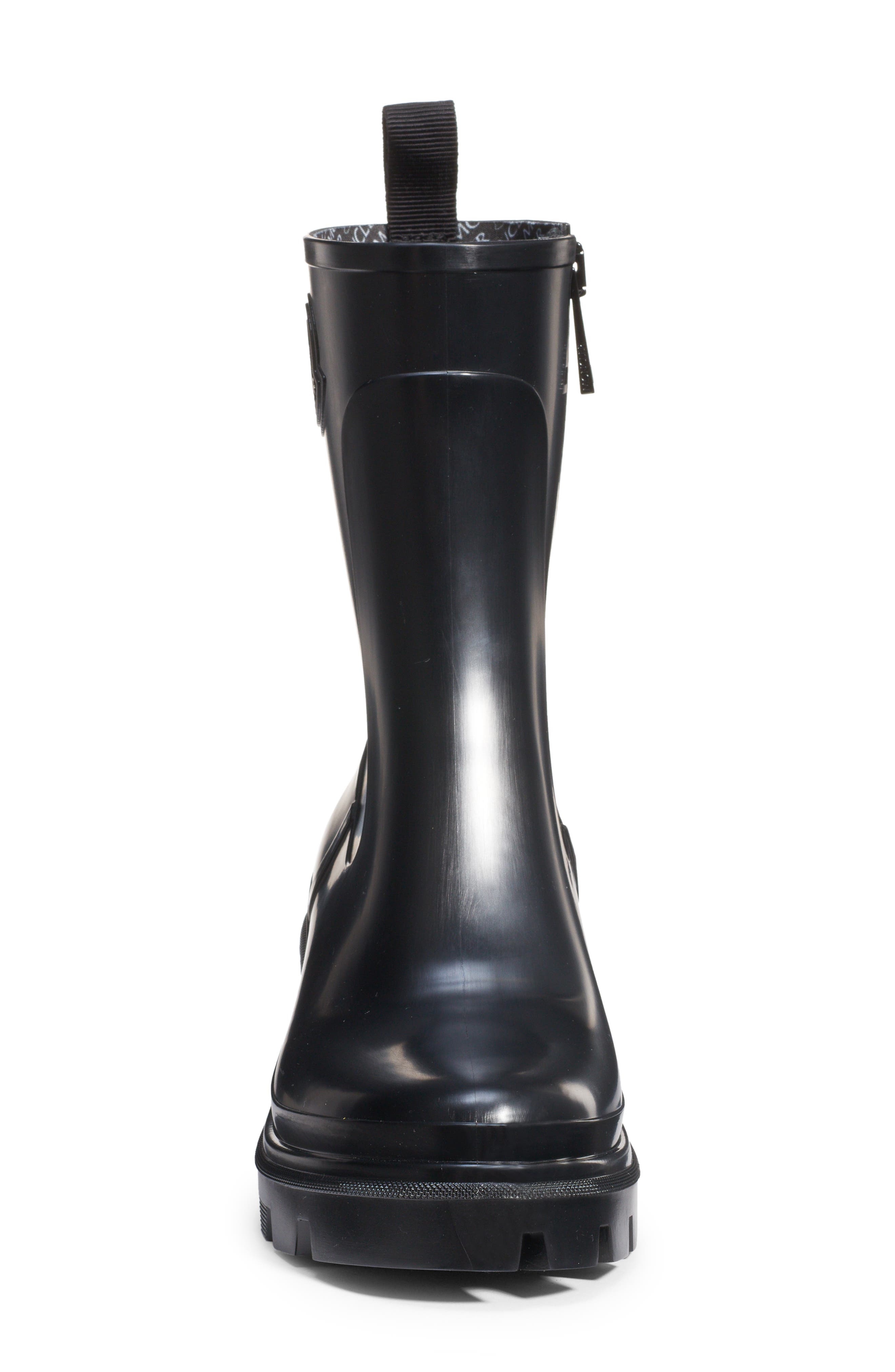 Moncler Loftgrip Block Heel Rain Boot, Alternate, color, 