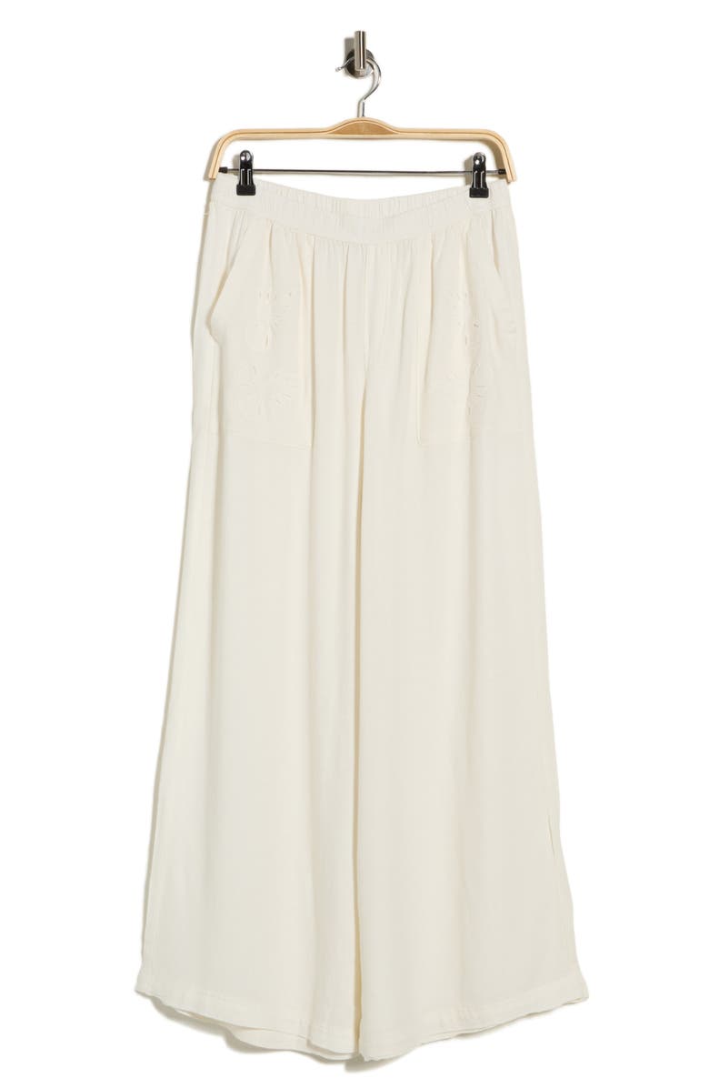 Splendid Cayden Wide Leg Pants, Alternate, color, Paper White
