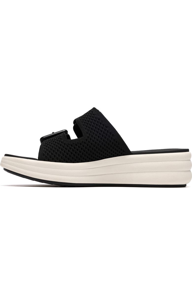 Clarks<sup>®</sup> Drift Faye Wedge Slide Sandal, Alternate, color, Black