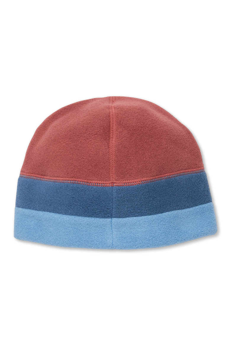 Teca Fleece Beanie, Alternate, color, Nutmeg Stripes