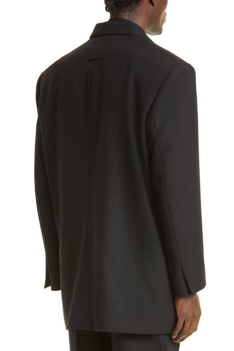 The Eternal California Virgin Wool Twill Blazer, Alternate, color, BLACK