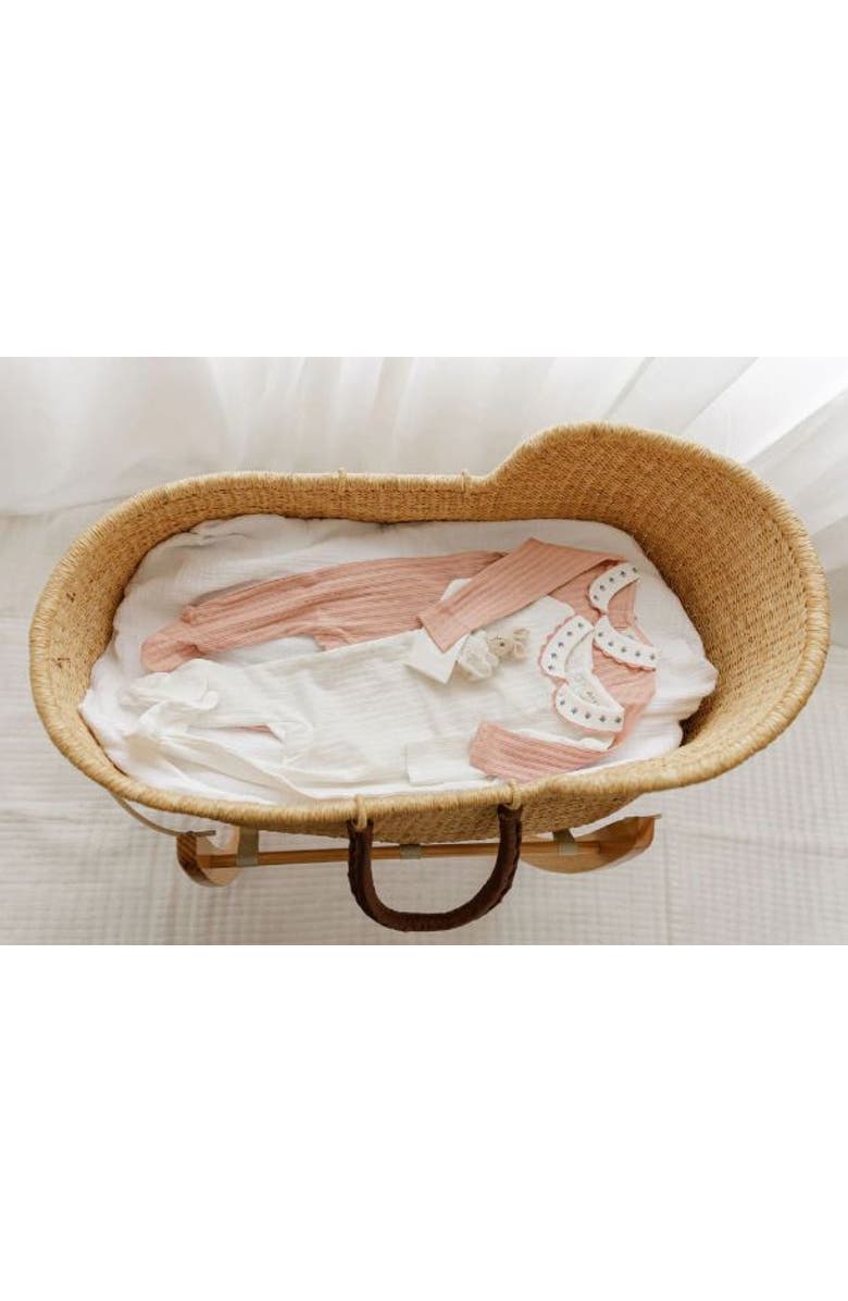 Ely's & Co. Looms Wave Collection - Tulip Collar Footie, Alternate, color, Rose Tulip