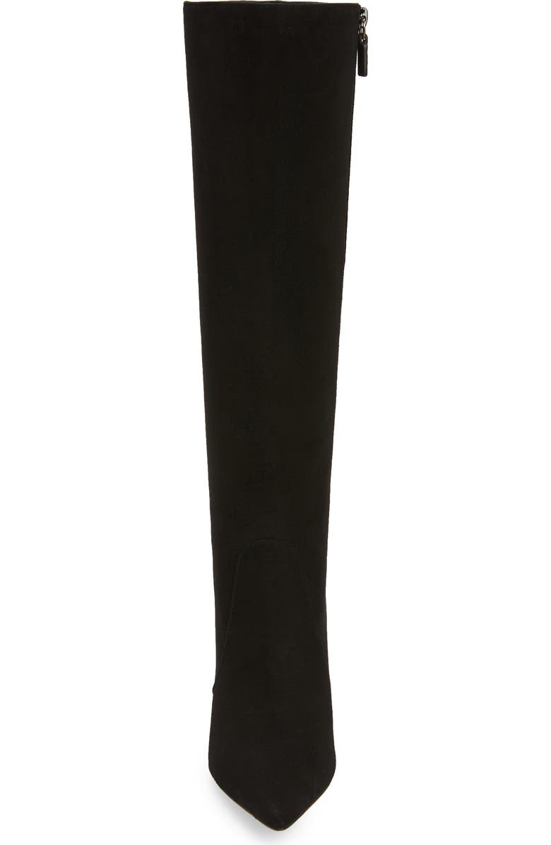 Stuart Weitzman Stuart 85 Knee High Pointed Toe Zip Boot, Alternate, color,