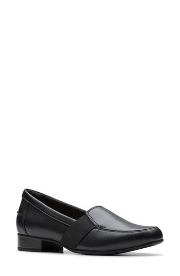 Clarks Women's Juliet Beat Slip-on Loafers In Black