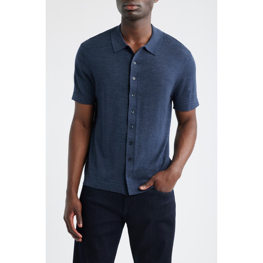 Nordstrom Short Sleeve Button Front Cardigan