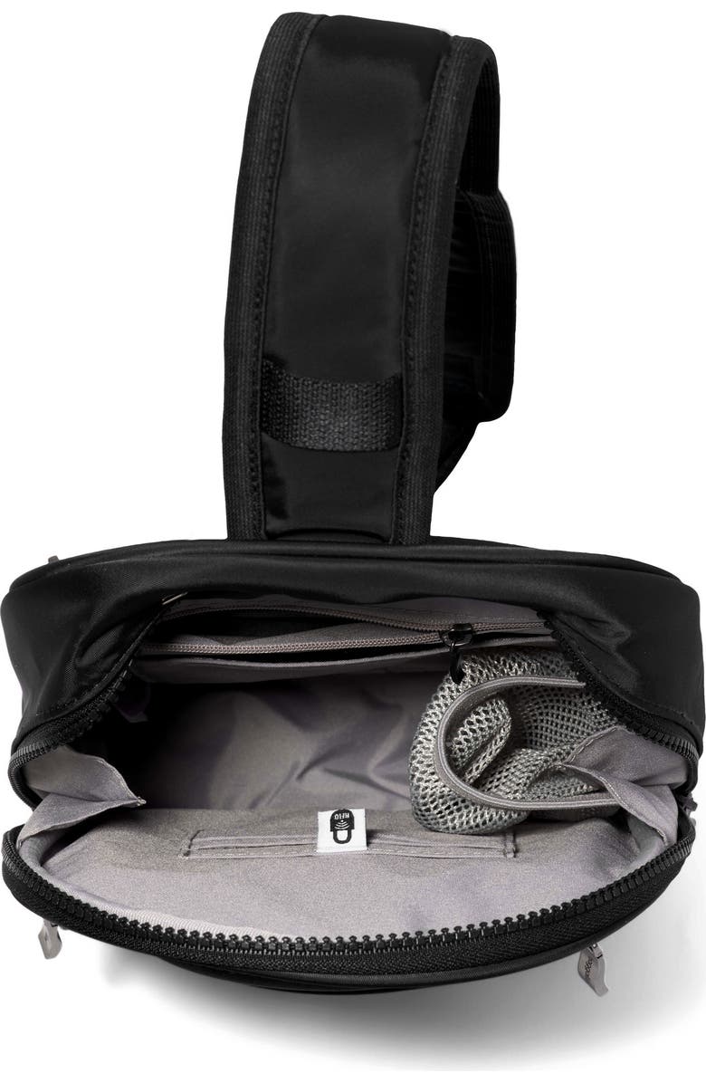 BAGGALLINI Waverly Sling Bag, Alternate, color, Black Twill