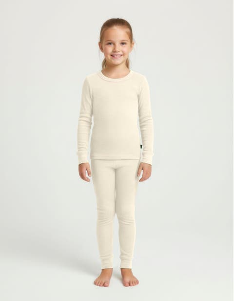 Girls Soft & Cozy Thermal Long Johns 2-Piece Set (Baby)