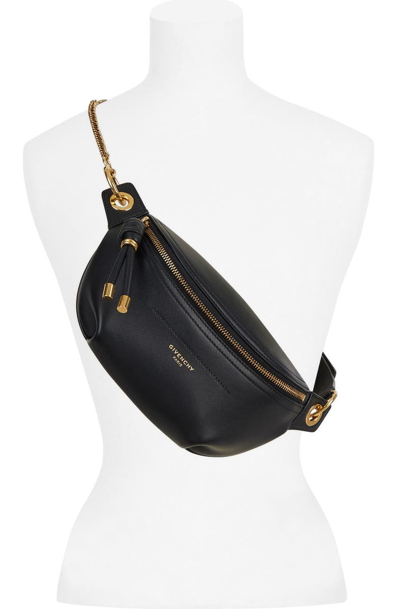 Givenchy Small Whip Leather Belt Bag, Alternate, color,
