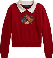 Polo Ralph Lauren Kids' Floral Fleece Pullover