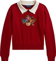 Polo Ralph Lauren Kids' Floral Fleece Pullover