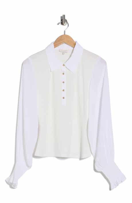 Ramy Brook Dominique Mixed Media Top