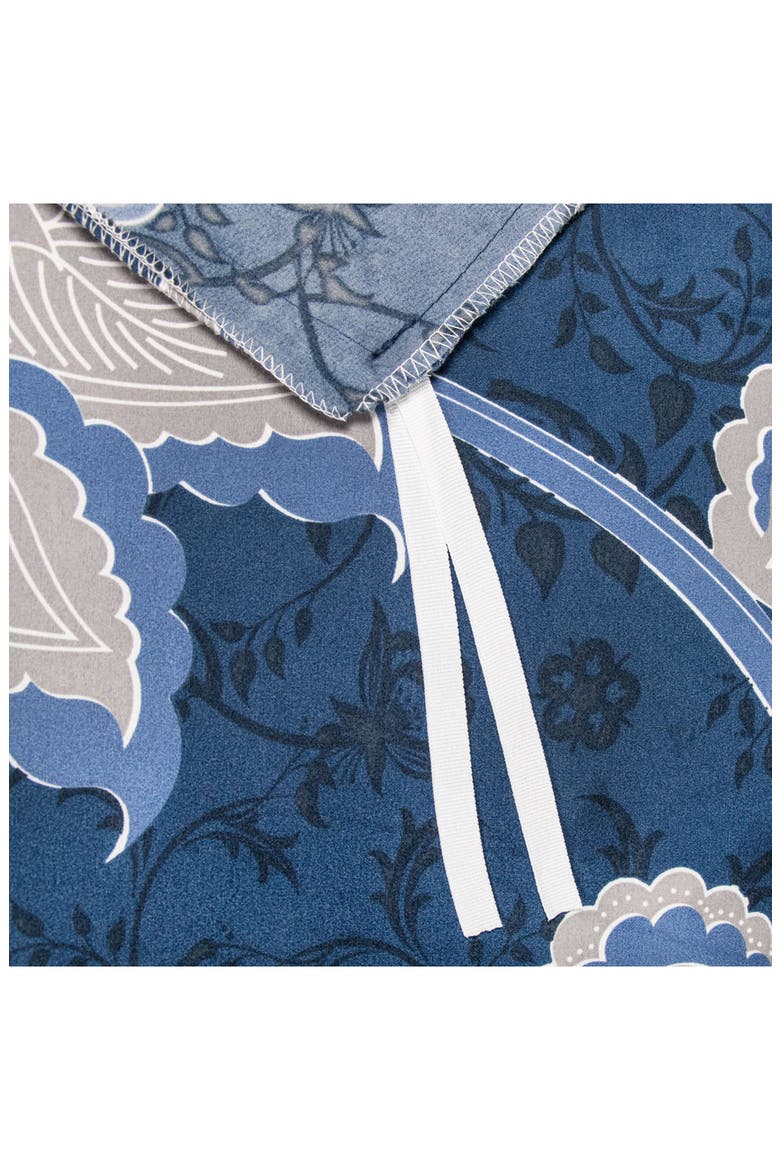 Luxury Premium Collection Oversized Duvet Cover Set, Alternate, color, GRAND FLOWER BLUE