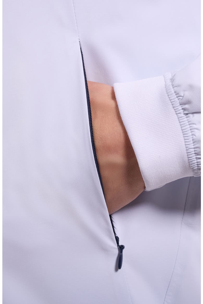 Full Zip Anorak, Alternate, color, WHITE