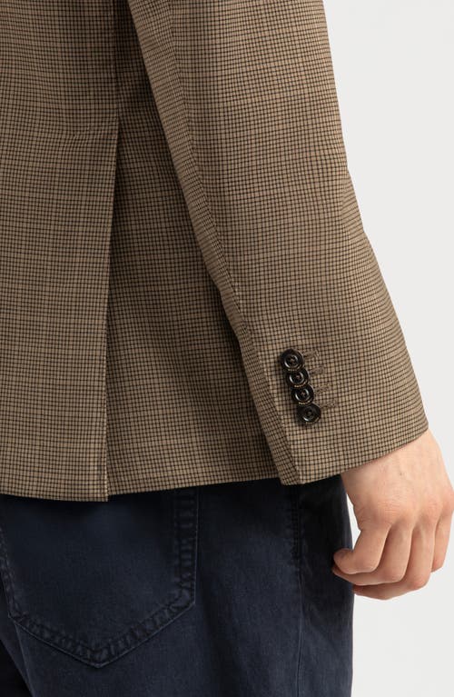 Boglioli K-jacket Check Virgin Wool Sport Coat In Brown